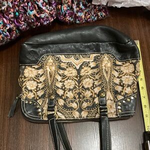 Patricia Nash Italian Folklore canvas and leather.